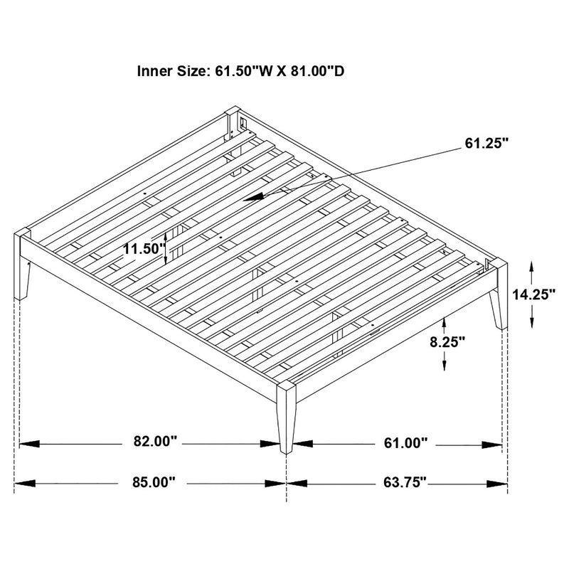 Hounslow Universal Platform Bed - Ace Furniture and Decor