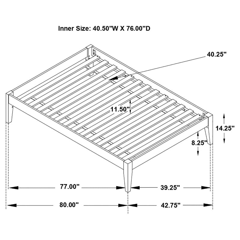 Hounslow Universal Platform Bed - Ace Furniture and Decor