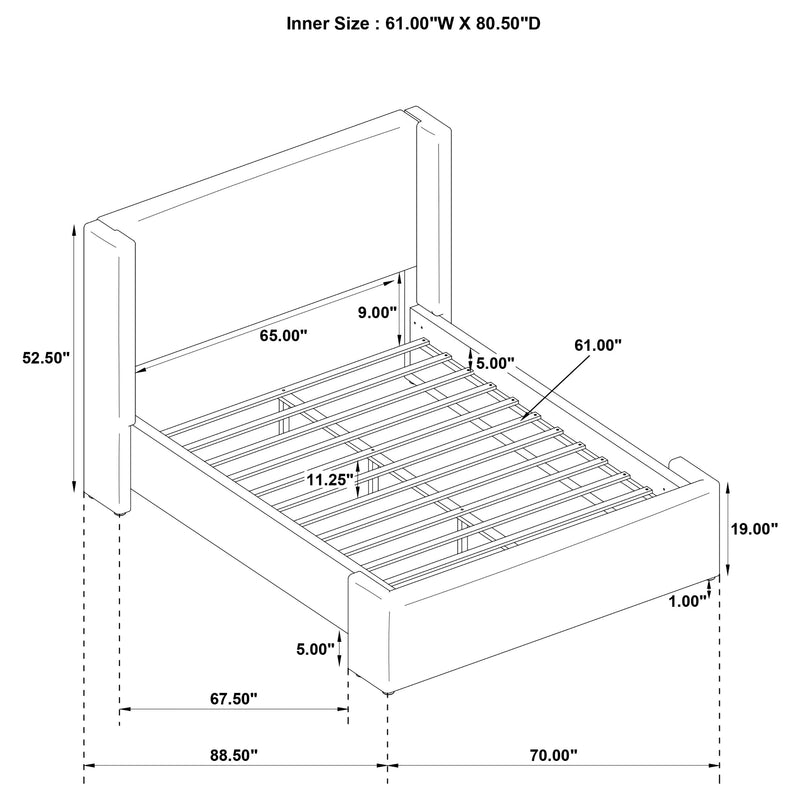 Alamosa Eastern King & Queen Bed - Ace Furniture and Decor