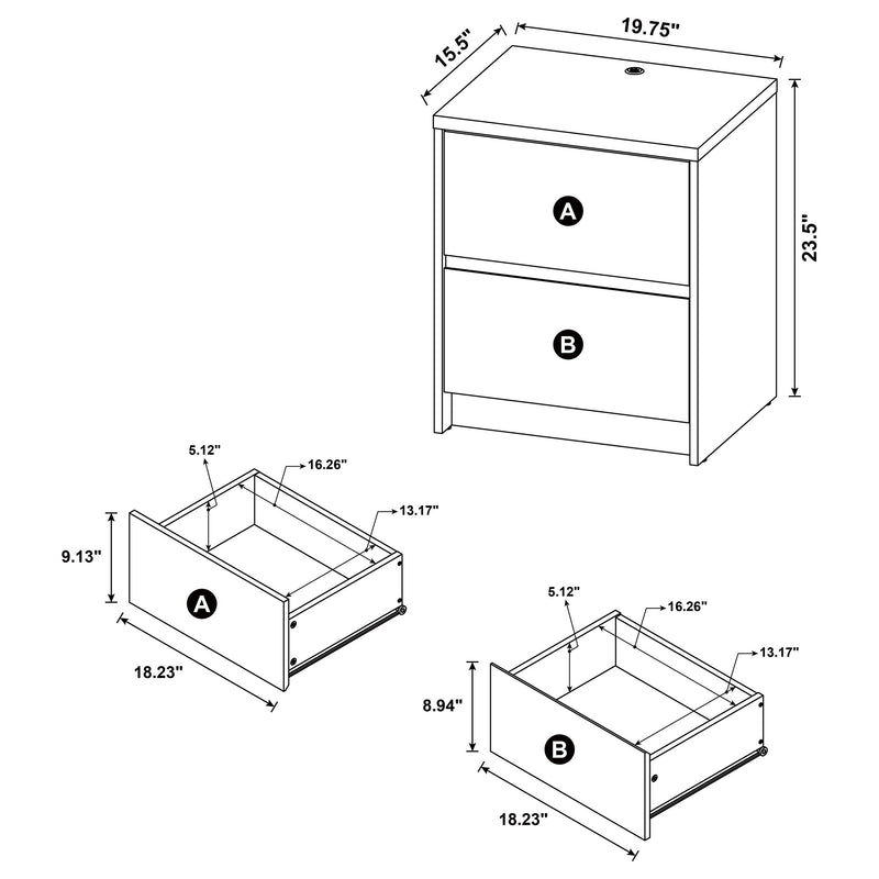 Westpark Nightstands - Ace Furniture and Decor