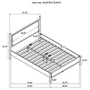 Mason Panel Platform Bed