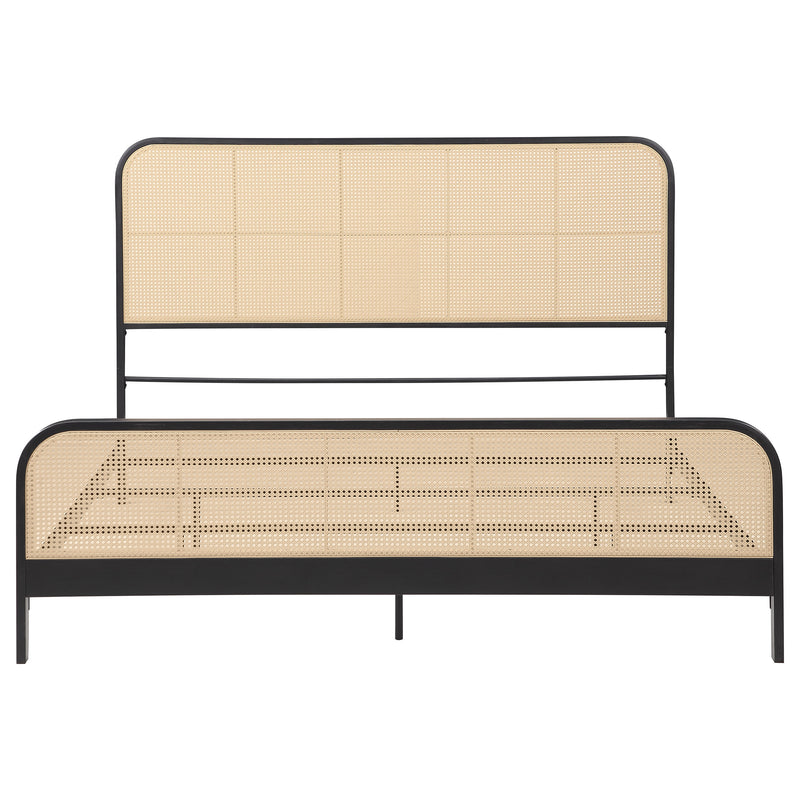 Lanewood Eastern King & Queen Bed Black & White - Ace Furniture and Decor