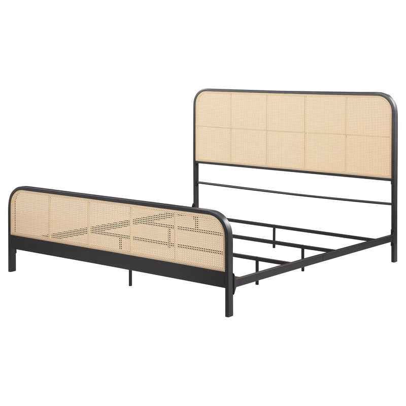 Lanewood Eastern King & Queen Bed Black & White - Ace Furniture and Decor