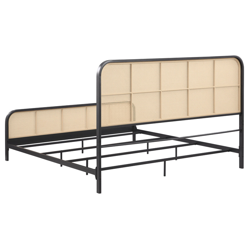Lanewood Eastern King & Queen Bed Black & White - Ace Furniture and Decor