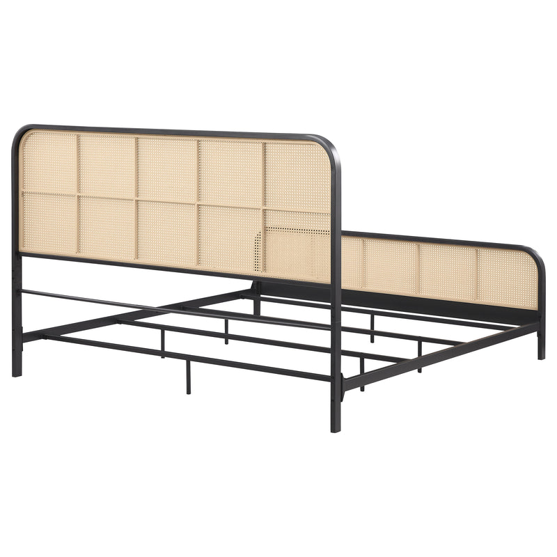 Lanewood Eastern King & Queen Bed Black & White - Ace Furniture and Decor