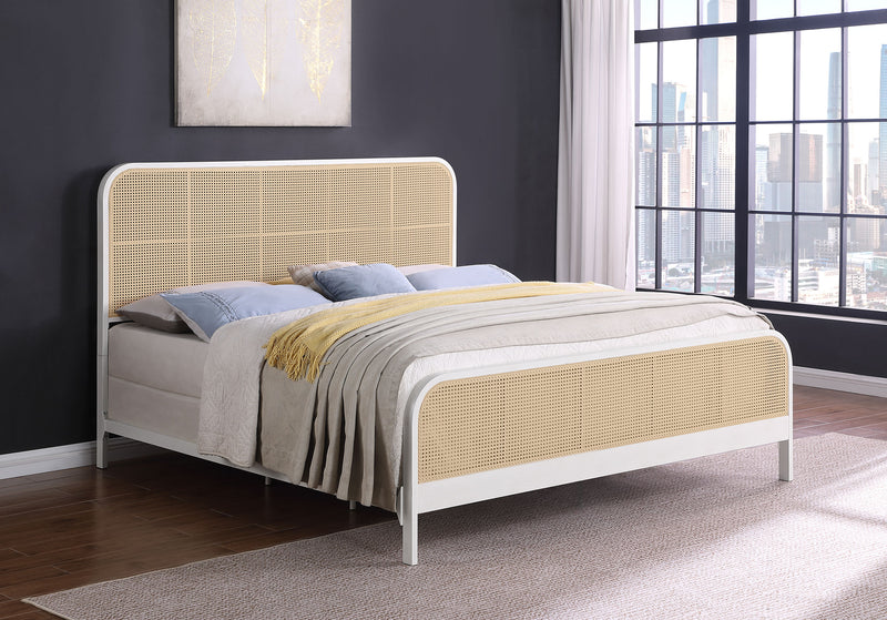 Lanewood Eastern King & Queen Bed Black & White - Ace Furniture and Decor