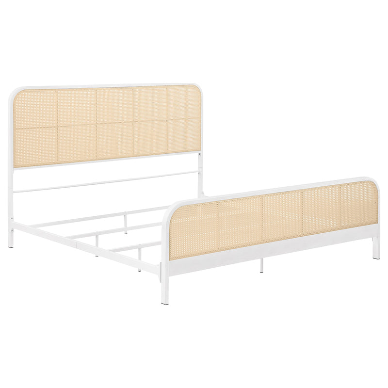 Lanewood Eastern King & Queen Bed Black & White - Ace Furniture and Decor