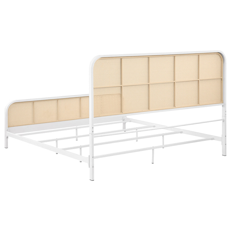 Lanewood Eastern King & Queen Bed Black & White - Ace Furniture and Decor