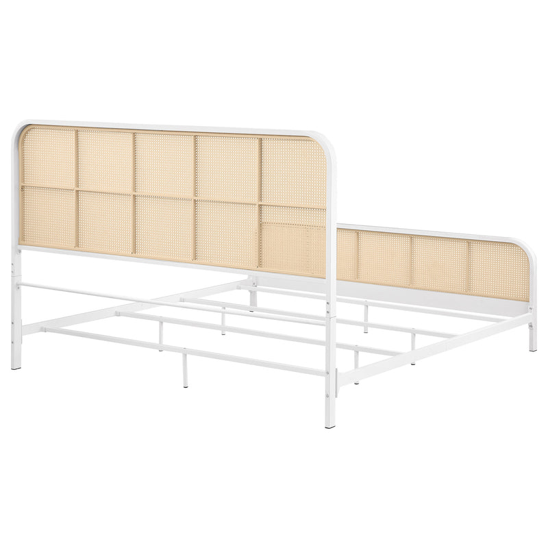 Lanewood Eastern King & Queen Bed Black & White - Ace Furniture and Decor