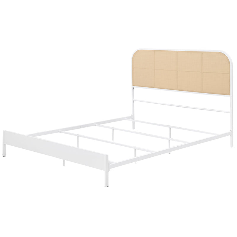 Amherst Eastern King, Queen, Full, & Twin Bed White & Black