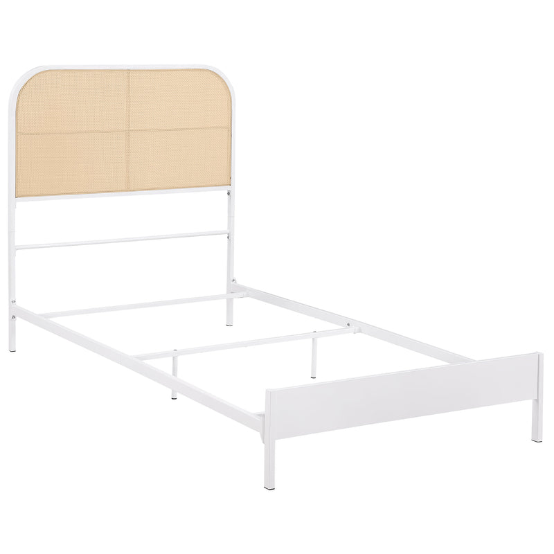 Amherst Eastern King, Queen, Full, & Twin Bed White & Black