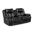 Huron Power Double Reclining Love Seat With Center Console