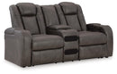 Fyne-Dyme Power Reclining Loveseat with Console - Ace Furniture and Decor