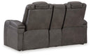 Fyne-Dyme Power Reclining Loveseat with Console - Ace Furniture and Decor