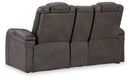Fyne-Dyme Power Reclining Loveseat with Console - Ace Furniture and Decor