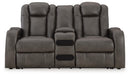 Fyne-Dyme Power Reclining Loveseat with Console - Ace Furniture and Decor