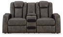 Fyne-Dyme Power Reclining Loveseat with Console - Ace Furniture and Decor