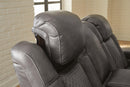 Fyne-Dyme Power Reclining Loveseat with Console - Ace Furniture and Decor