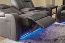 Fyne-Dyme Power Reclining Loveseat with Console - Ace Furniture and Decor