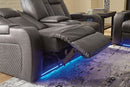 Fyne-Dyme Power Reclining Loveseat with Console - Ace Furniture and Decor