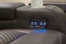 Fyne-Dyme Power Reclining Loveseat with Console - Ace Furniture and Decor