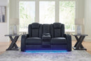 Fyne-Dyme Power Reclining Loveseat with Console - Ace Furniture and Decor