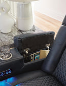 Fyne-Dyme Power Reclining Loveseat with Console - Ace Furniture and Decor