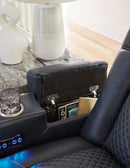 Fyne-Dyme Power Reclining Loveseat with Console - Ace Furniture and Decor