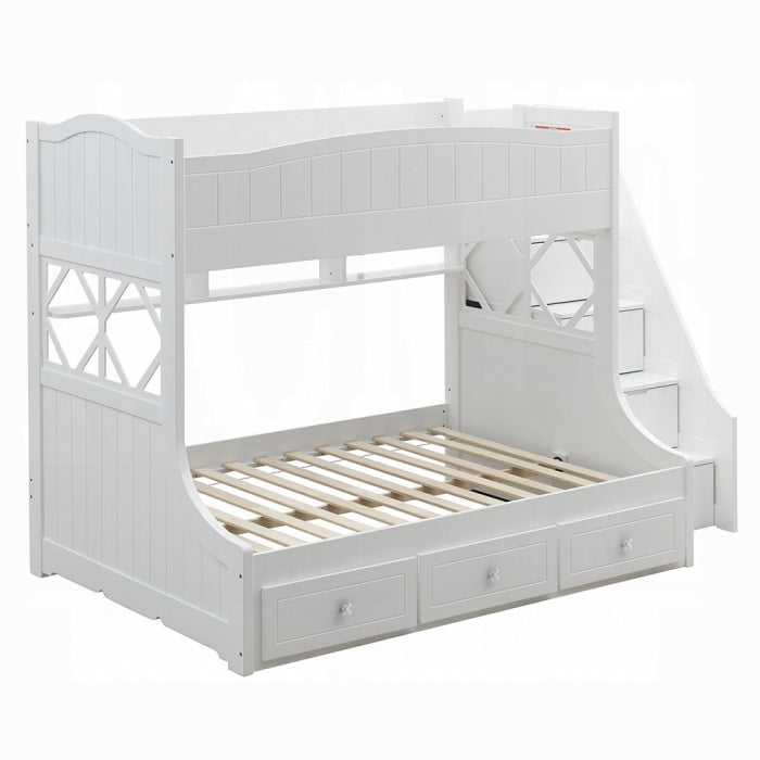 Meyer Twin-Full Bunk Bed With Storage - Ace Furniture and Decor