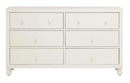 Wellsummer 6 Drawer Dresser in White 1803W-5