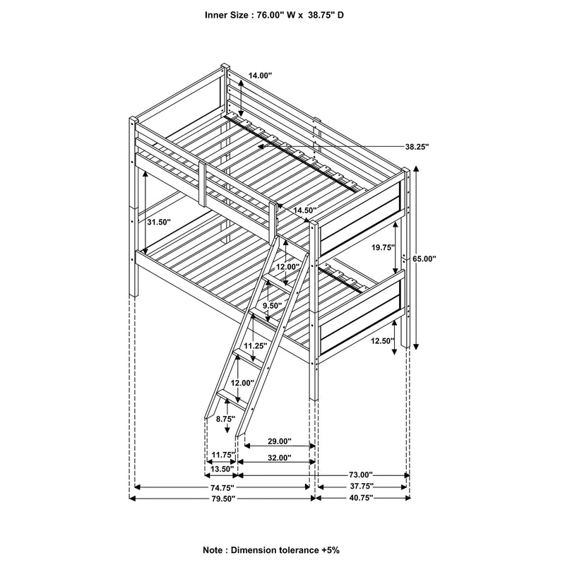 Ryder Bunk Beds - Ace Furniture and Decor