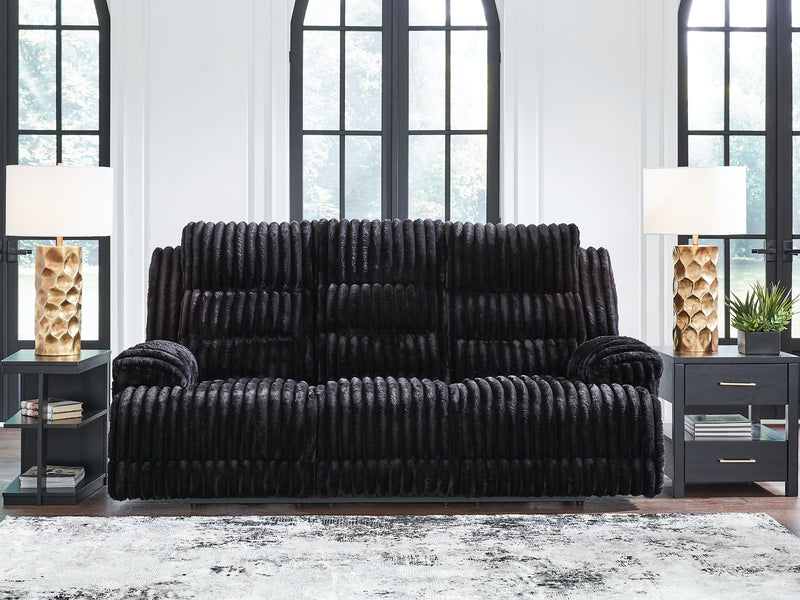 Rhine Falls Power Reclining Sofa with Drop Down Table - Ace Furniture and Decor