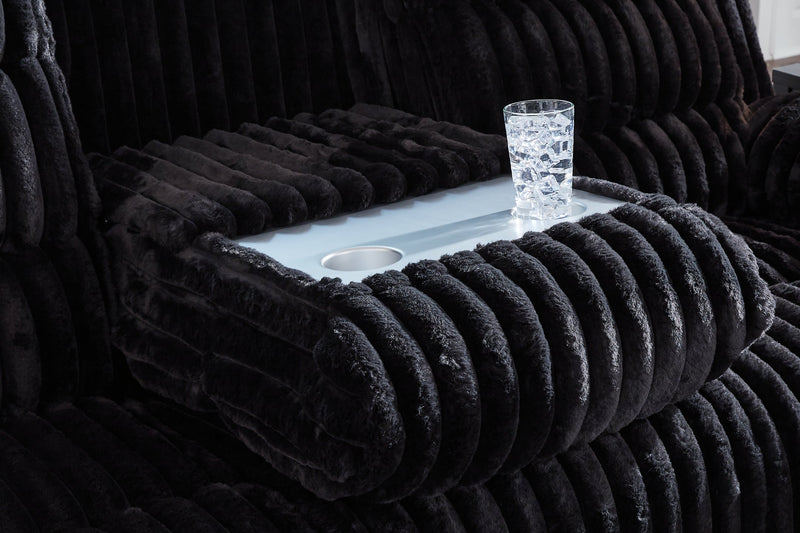 Rhine Falls Power Reclining Sofa with Drop Down Table - Ace Furniture and Decor