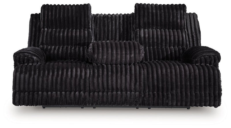 Rhine Falls Power Reclining Sofa with Drop Down Table - Ace Furniture and Decor