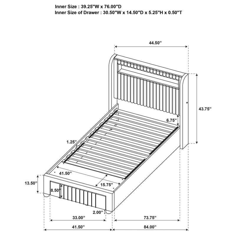 Madison Full & Twin Bed - Ace Furniture and Decor
