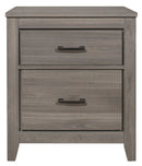 Waldorf 2 Drawer Nightstand in Dark Gray 1902-4