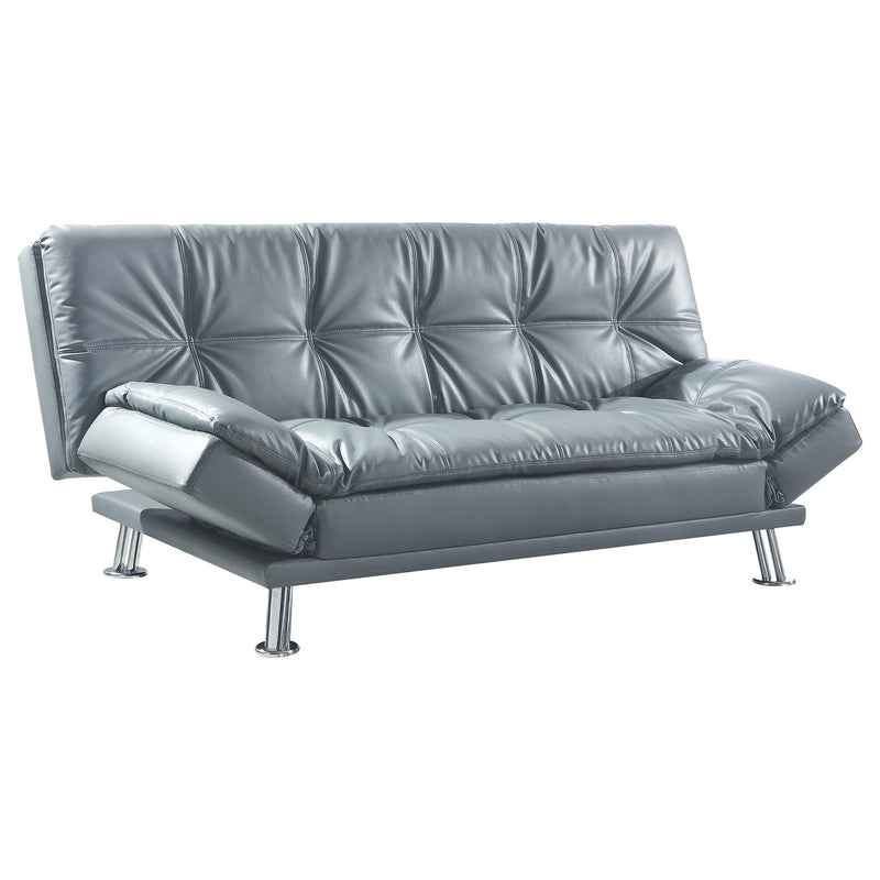 Dilleston Tufted Back Upholstered Sofa Bed Grey - Ace Furniture and Decor