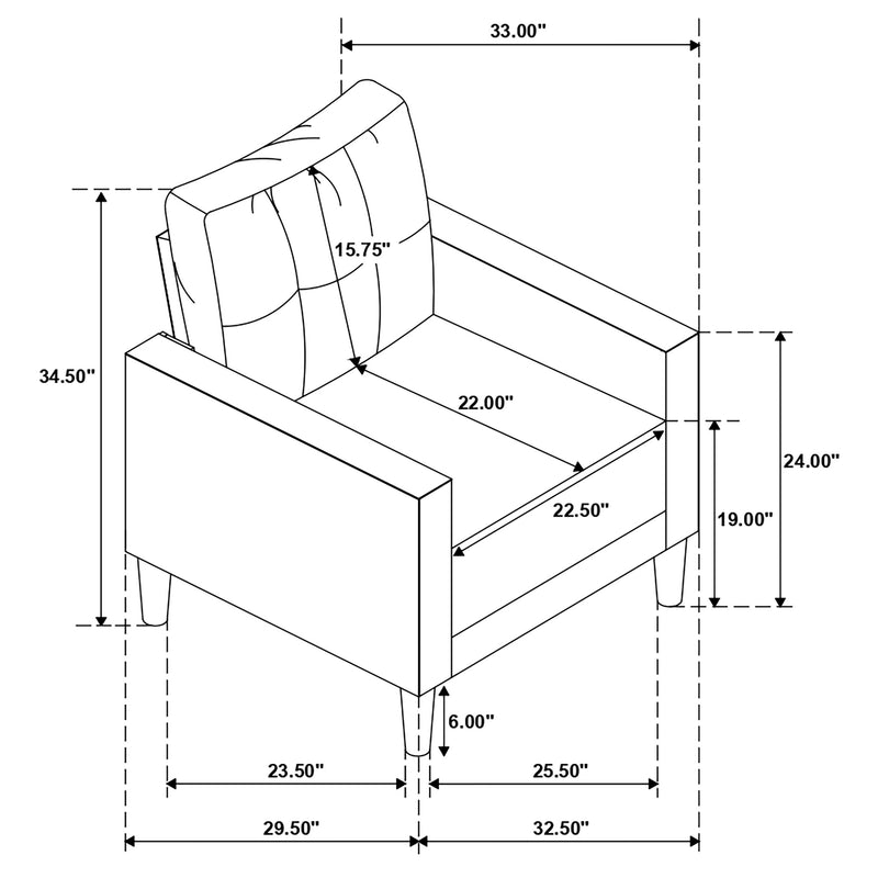 Bowen Stationary 3 Pc Sets - Ace Furniture and Decor