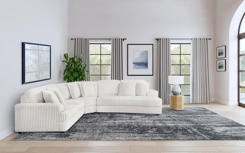Emberson Upholstered Modular Sectional Sofa Ivory - Ace Furniture and Decor
