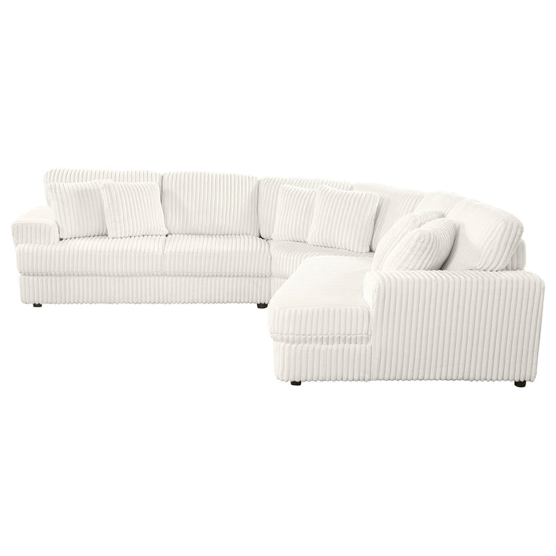 Emberson Upholstered Modular Sectional Sofa Ivory - Ace Furniture and Decor