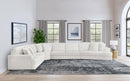 Emberson Upholstered Modular Sectional Sofa Ivory