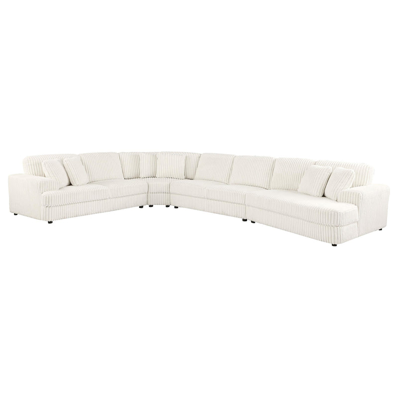 Emberson Upholstered Modular Sectional Sofa Ivory - Ace Furniture and Decor