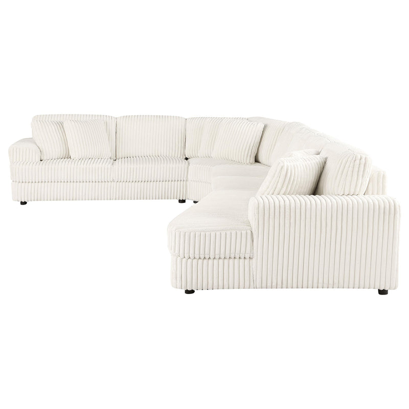 Emberson Upholstered Modular Sectional Sofa Ivory - Ace Furniture and Decor