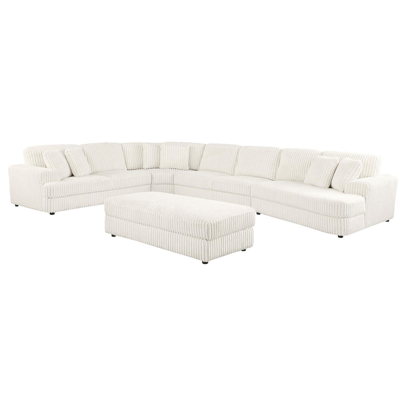 Emberson Upholstered Modular Sectional Sofa Ivory - Ace Furniture and Decor