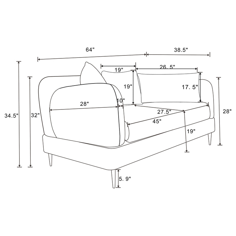 Jade Loveseats - Ace Furniture and Decor