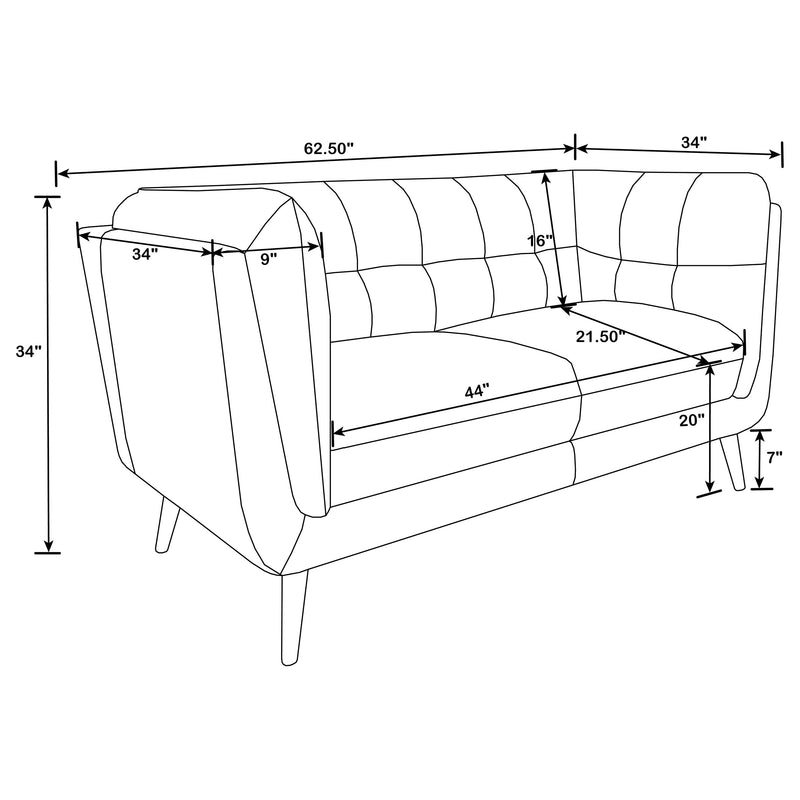 Thatcher Stationary 3 Pc Sets - Ace Furniture and Decor