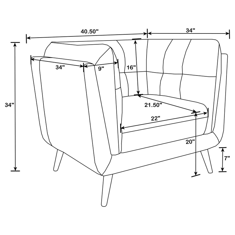 Thatcher Stationary 3 Pc Sets - Ace Furniture and Decor