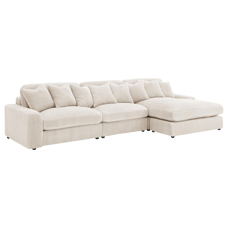 Blaine Upholstered Reversible Chaise Sectional Sofa - Ace Furniture and Decor