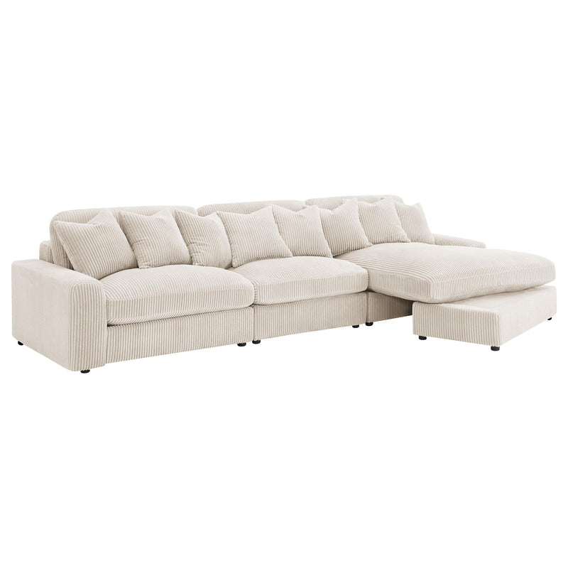 Blaine Upholstered Reversible Chaise Sectional Sofa - Ace Furniture and Decor