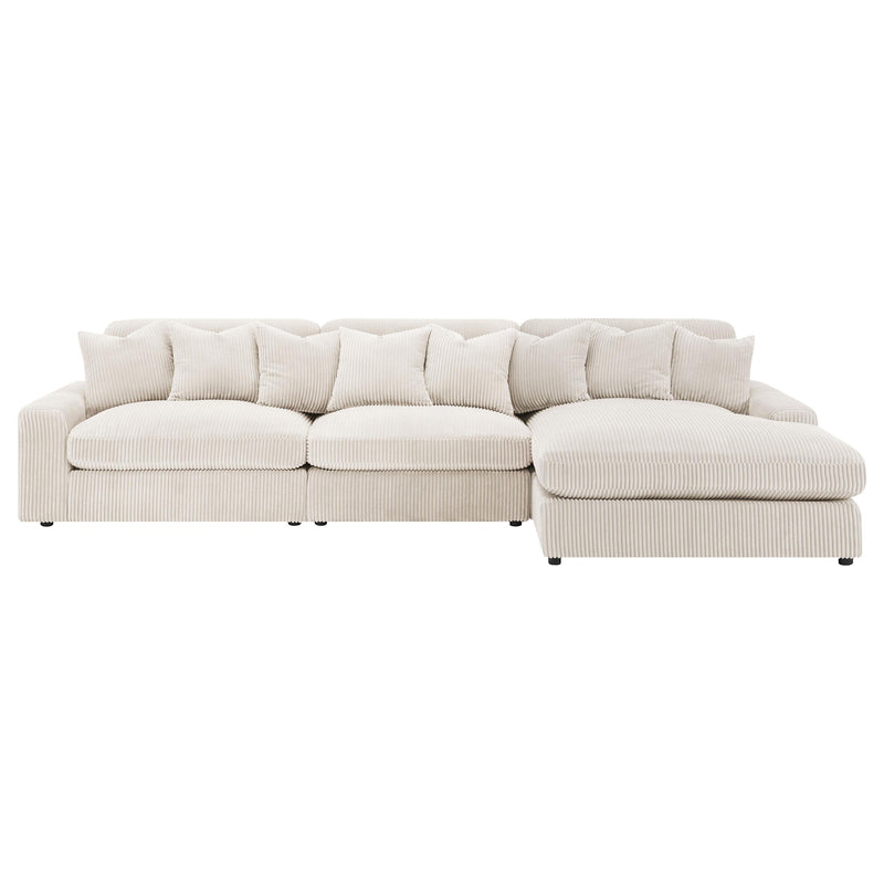 Blaine Upholstered Reversible Chaise Sectional Sofa - Ace Furniture and Decor
